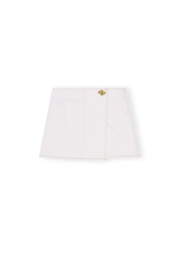 Jupe courte en denim - Bright White