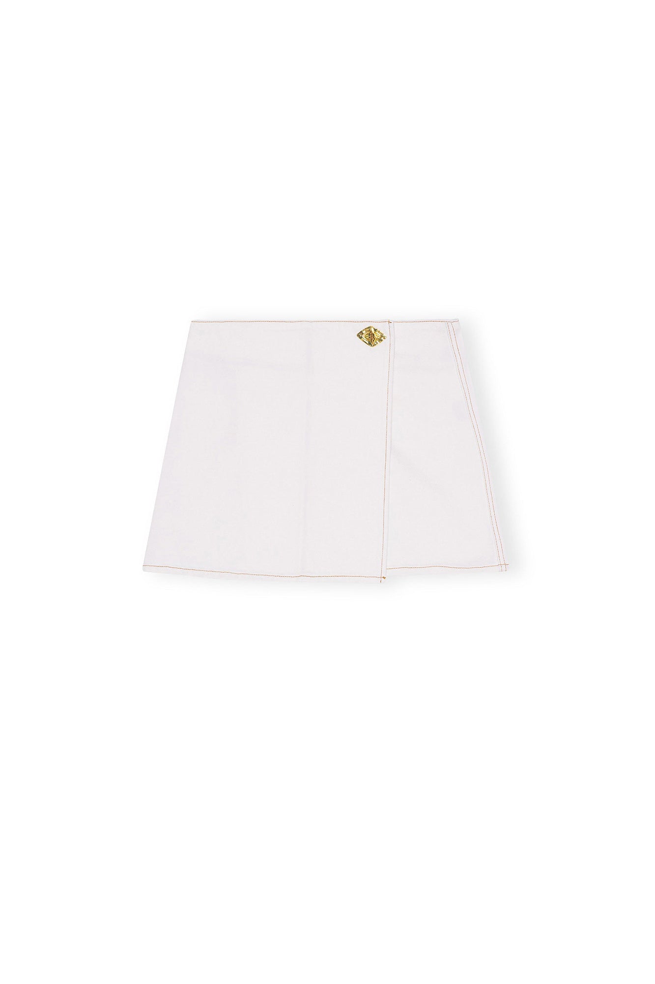 Jupe courte en denim - Bright White