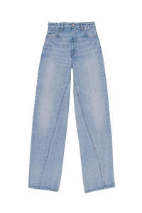 Pantalon large Joezy en denim - Light Blue Vintage