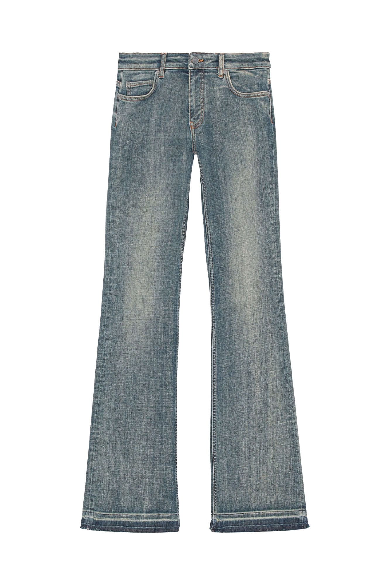 Pantalon Iry à bords teintés en denim - Tint Wash