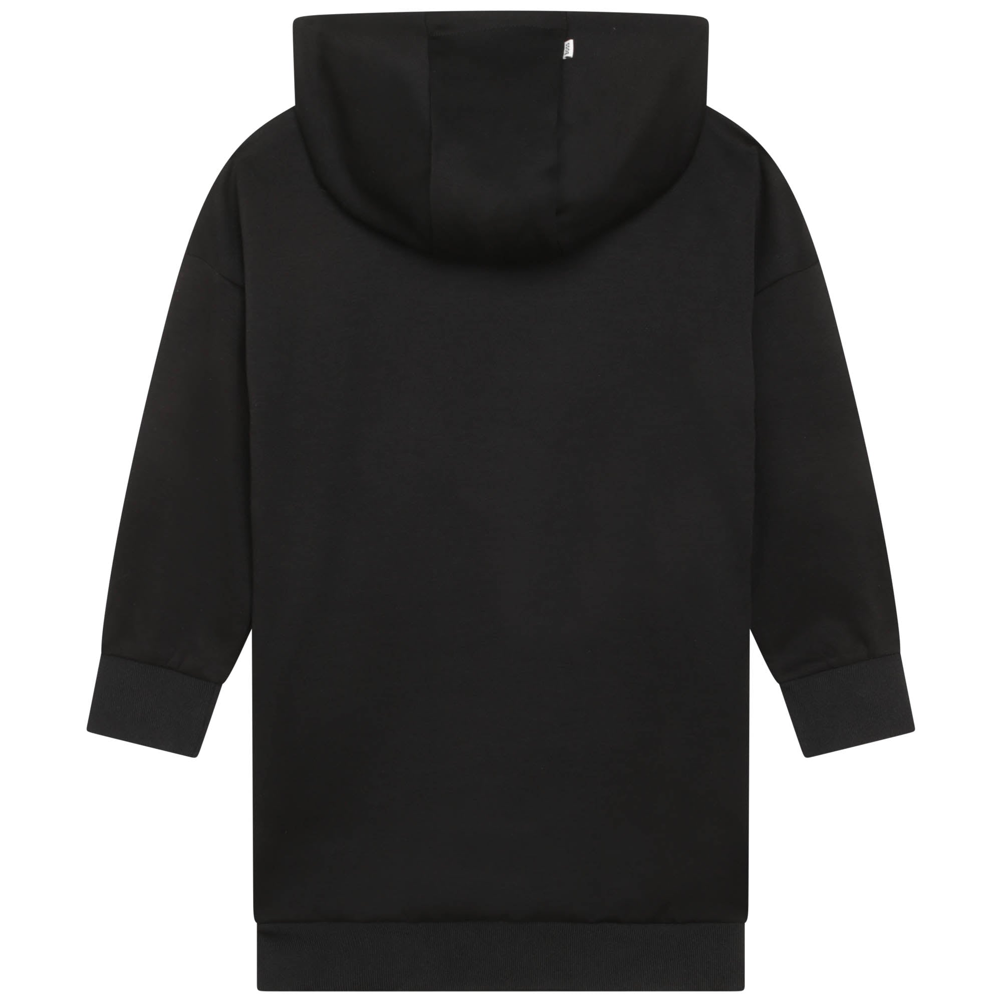 BOSS Robe à capuche en double jersey - Black