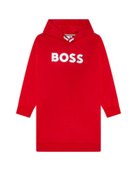 Robe à capuche en double jersey - Rouille