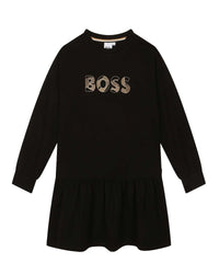 Robe milano à manches longues - Black