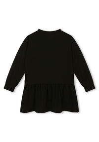 Robe milano à manches longues - Black
