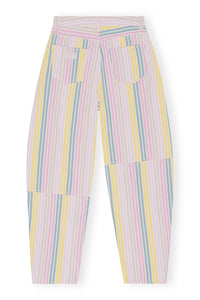Pantalon Stary à rayures en denim - Multicolour