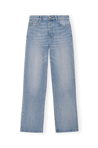 Pantalon Izey délavé en denim - Light Blue Vintage