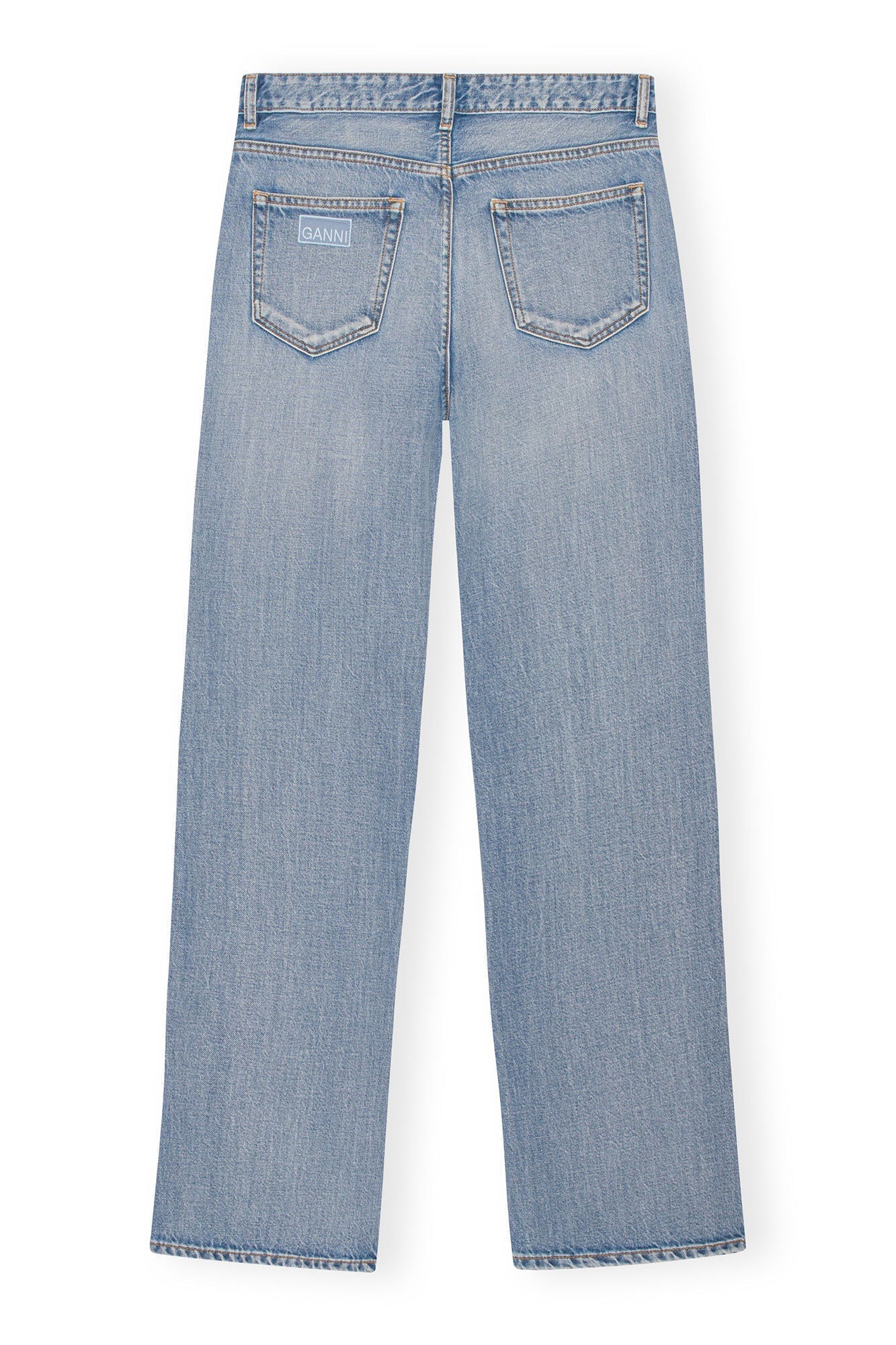 Pantalon Izey délavé en denim - Light Blue Vintage