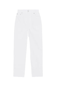Pantalon court en denim - Bright White