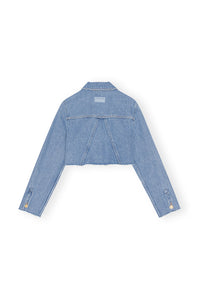 Veste courte Trucker en denim - Light Blue Stone