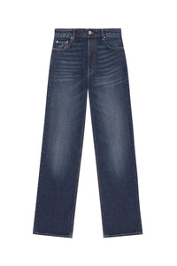 Pantalon rigide Izey en denim - Dark Blue Vintage