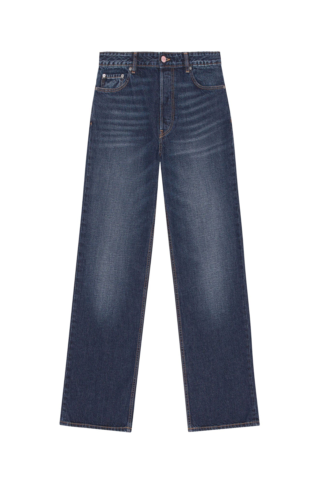 Pantalon rigide Izey en denim - Dark Blue Vintage