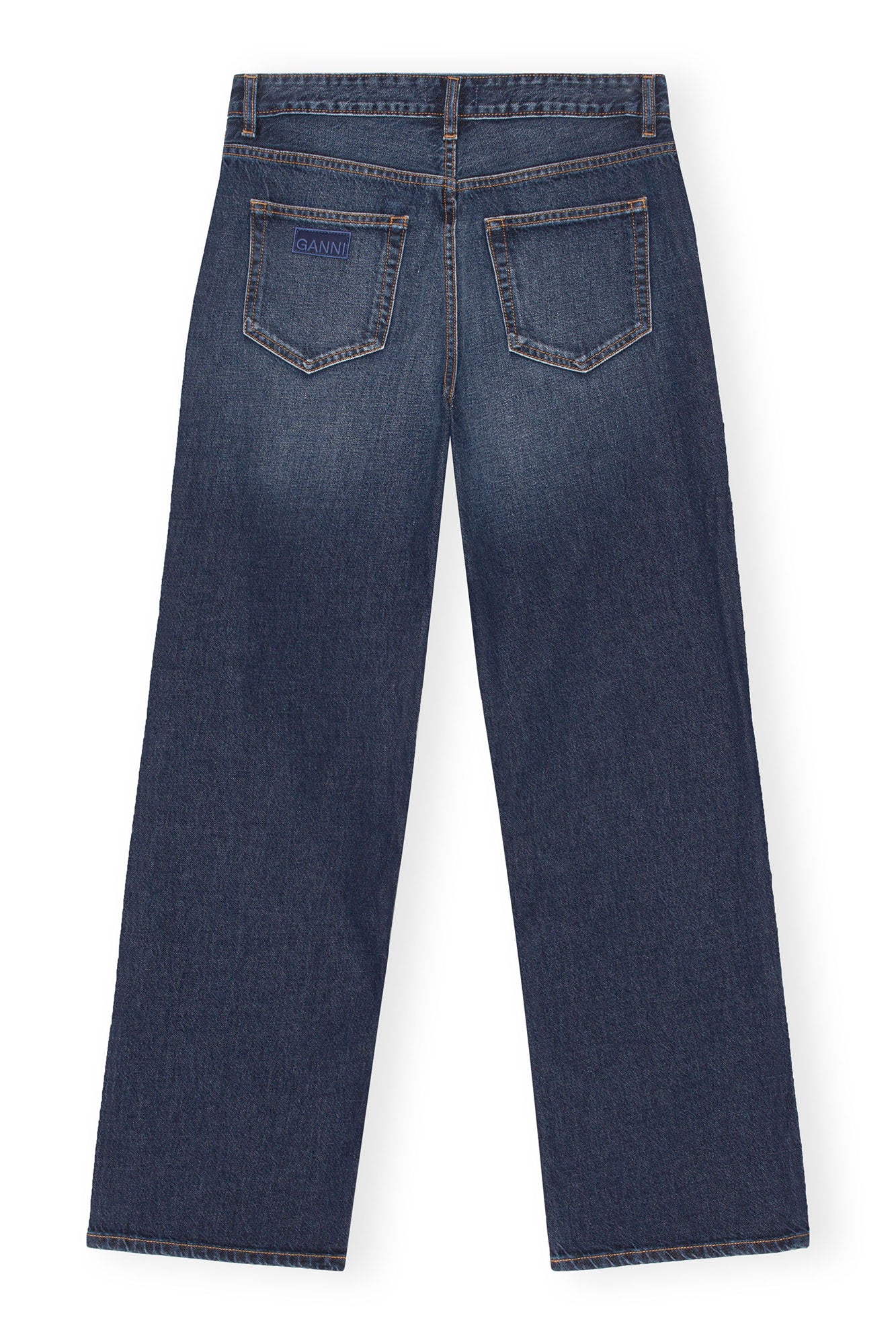 Pantalon rigide Izey en denim - Dark Blue Vintage