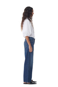 Pantalon rigide Izey en denim - Dark Blue Vintage