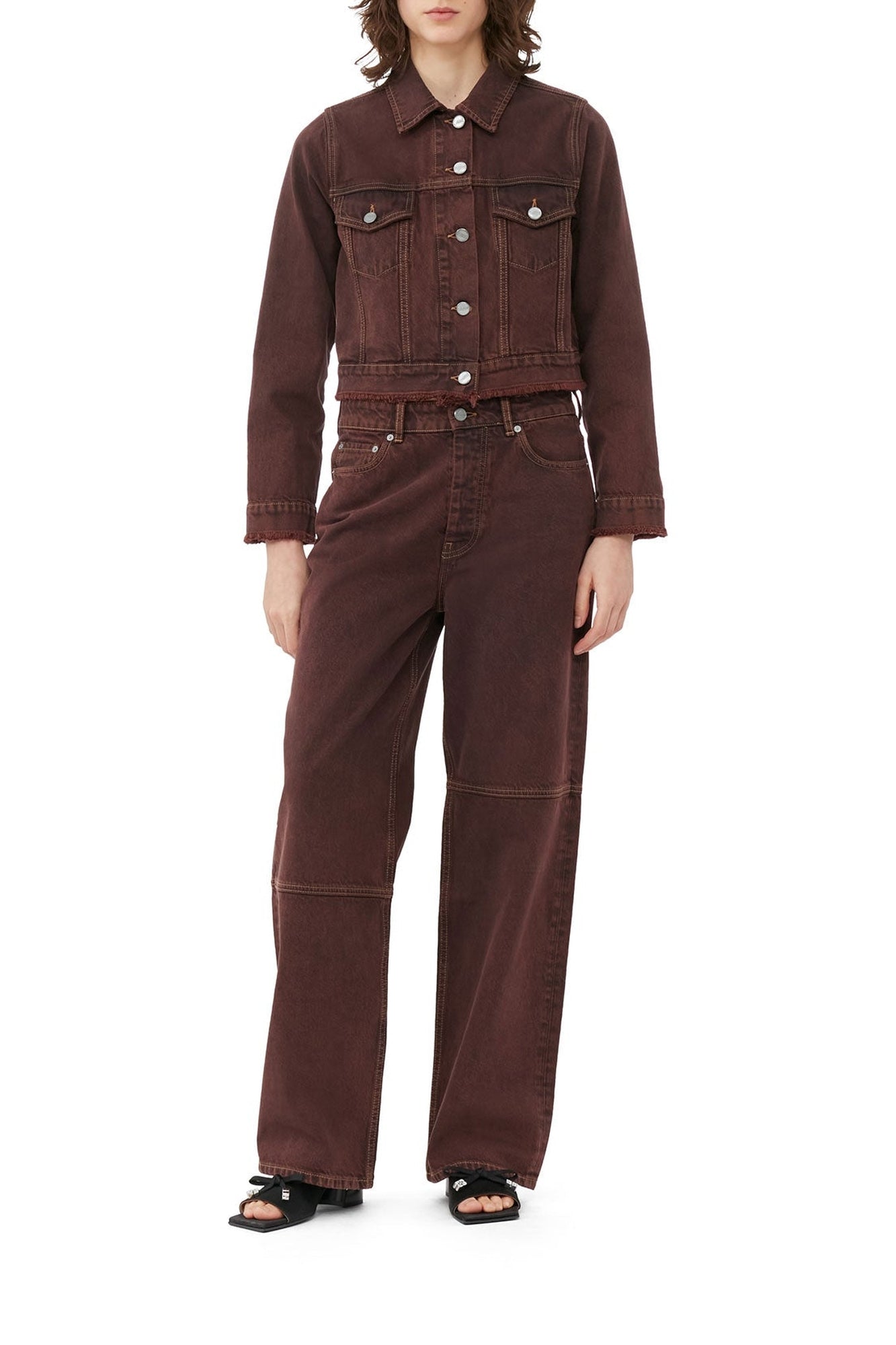 Veste courte en denim - Shaved Chocolate