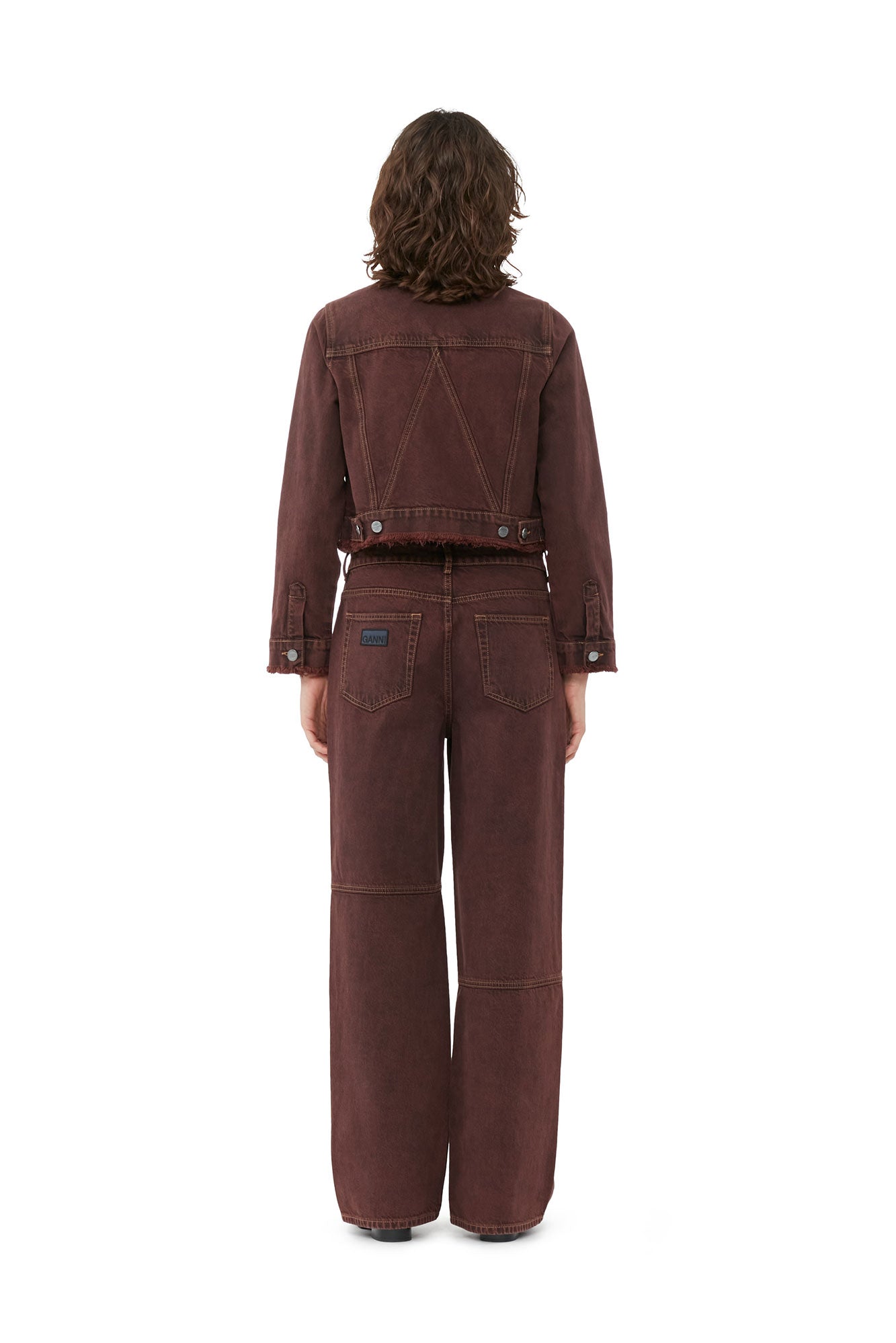 Veste courte en denim - Shaved Chocolate