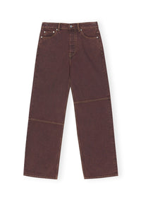 Pantalon Izey délavé en denim - Shaved Chocolate