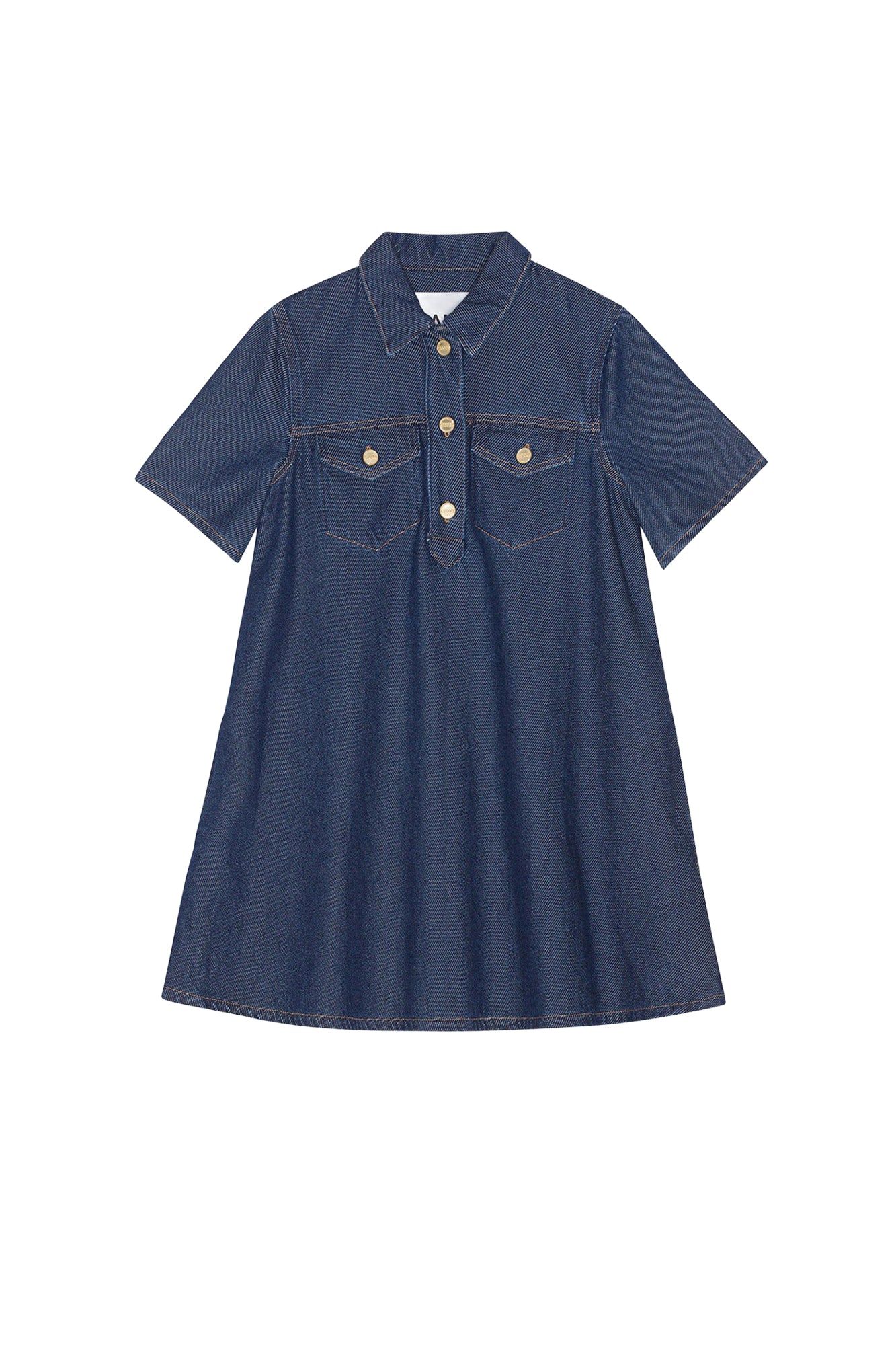Robe courte en denim - Rinse