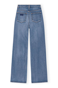 Pantalon droit Andi en denim - Mid Blue Vintage
