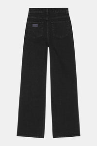 Pantalon droit Andi en denim - Washed Black