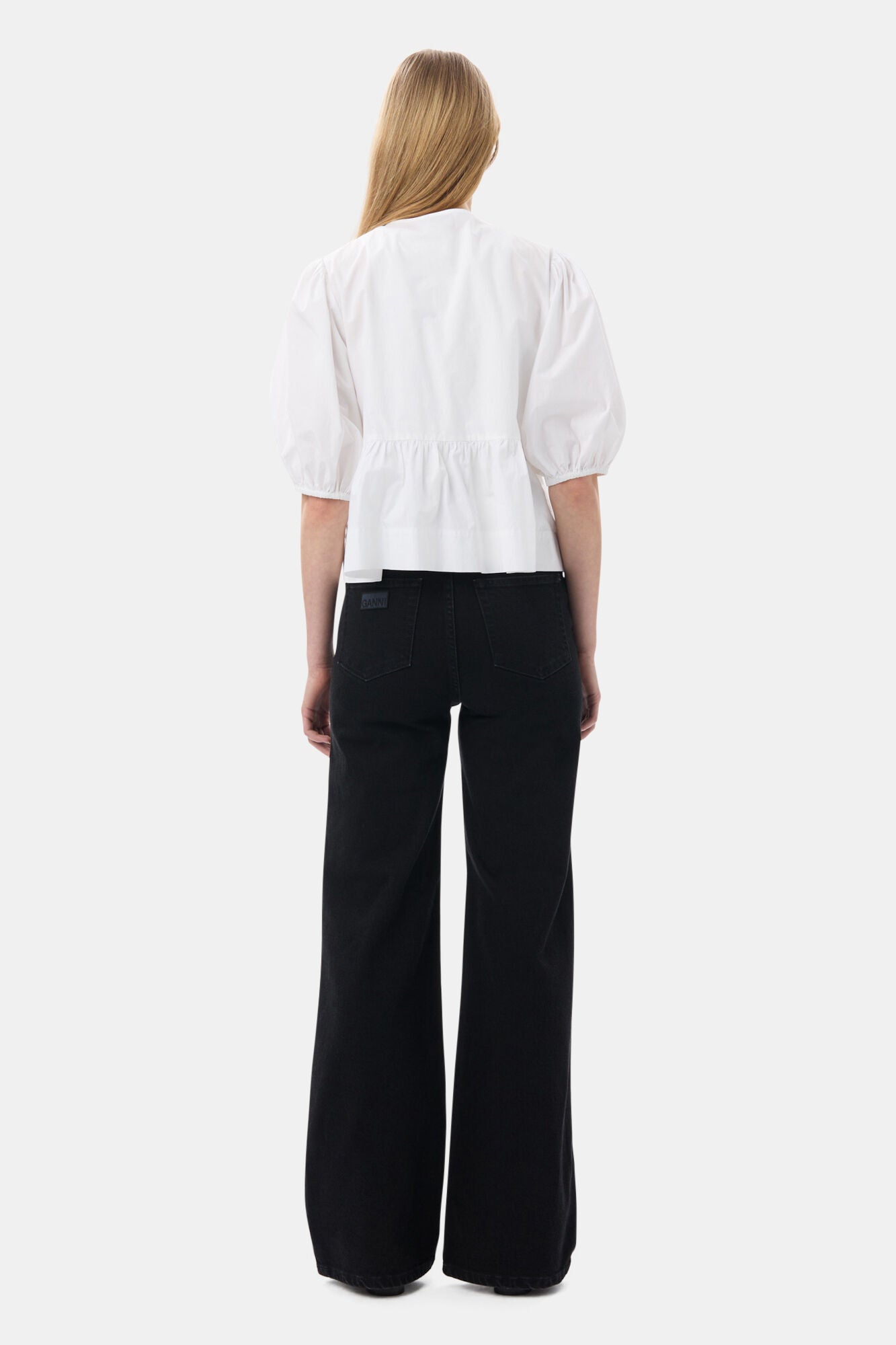 Pantalon Andi en denim - Washed Black