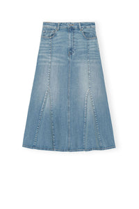 Jupe Peplum teinté en denim - Tint Wash
