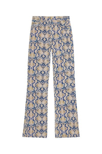 Pantalon Iry imprimé en denim - Safari