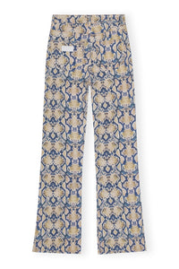 Pantalon Iry imprimé en denim - Safari