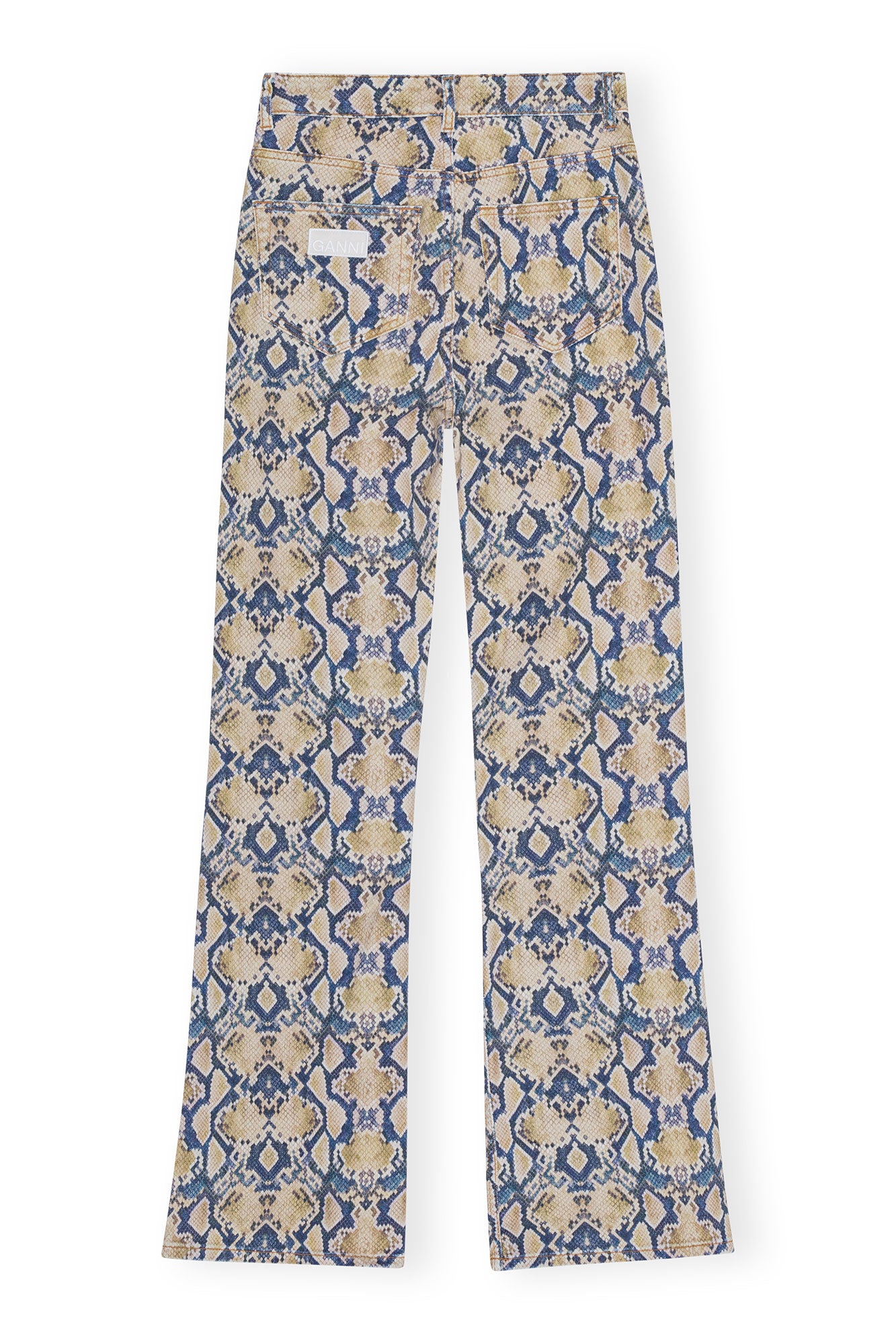 Pantalon Iry imprimé en denim - Safari