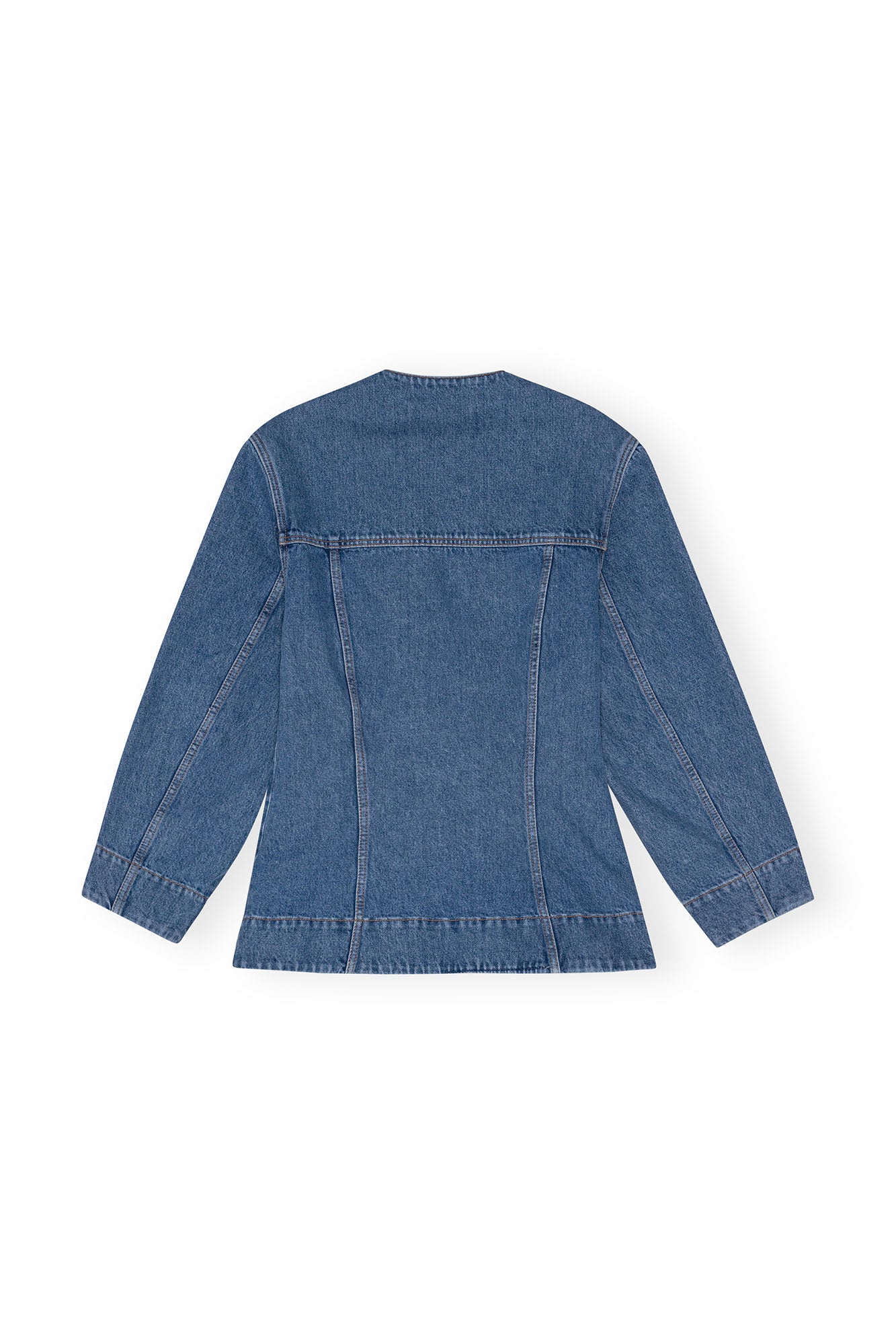 Veste à poches en denim - Mid Blue Vintage