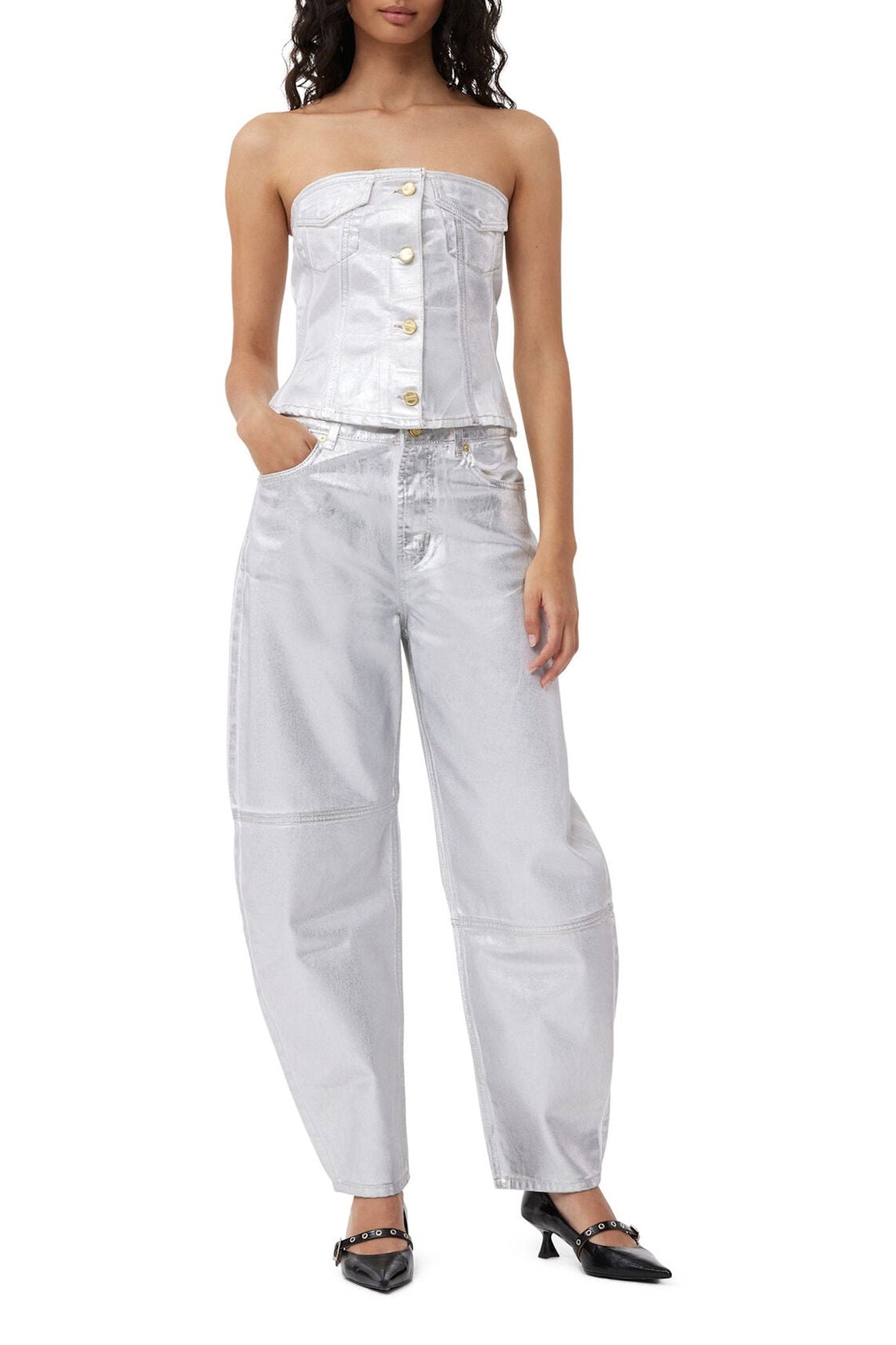 Pantalon ample Stary - Bright White