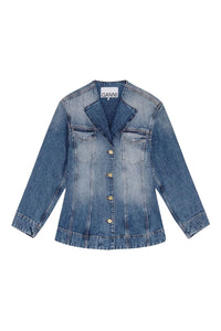 Jacket with denim logo - Tint Wash