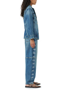 Jacket with denim logo - Tint Wash