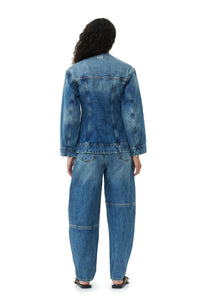 Jacket with denim logo - Tint Wash