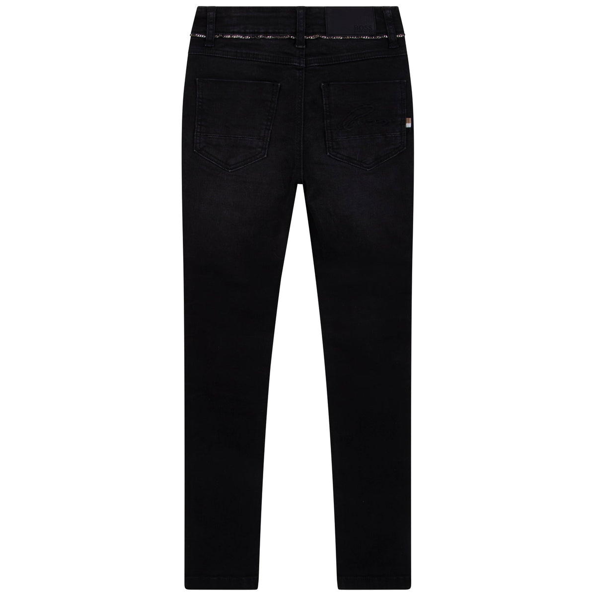 Pantalon 5 poches en denim en coton - Denim Black