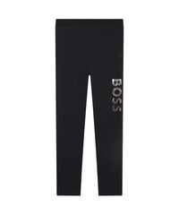 Legging à logo vertical - Black