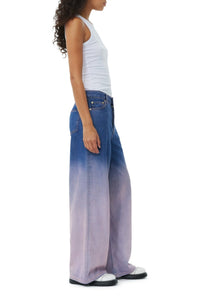 Pantalon large en denim - Bleach