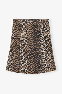 Bustier imprimé en denim - Leopard