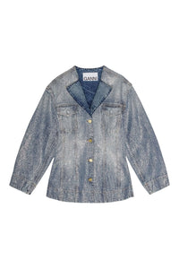 Button-down denim jacket - Tint Wash