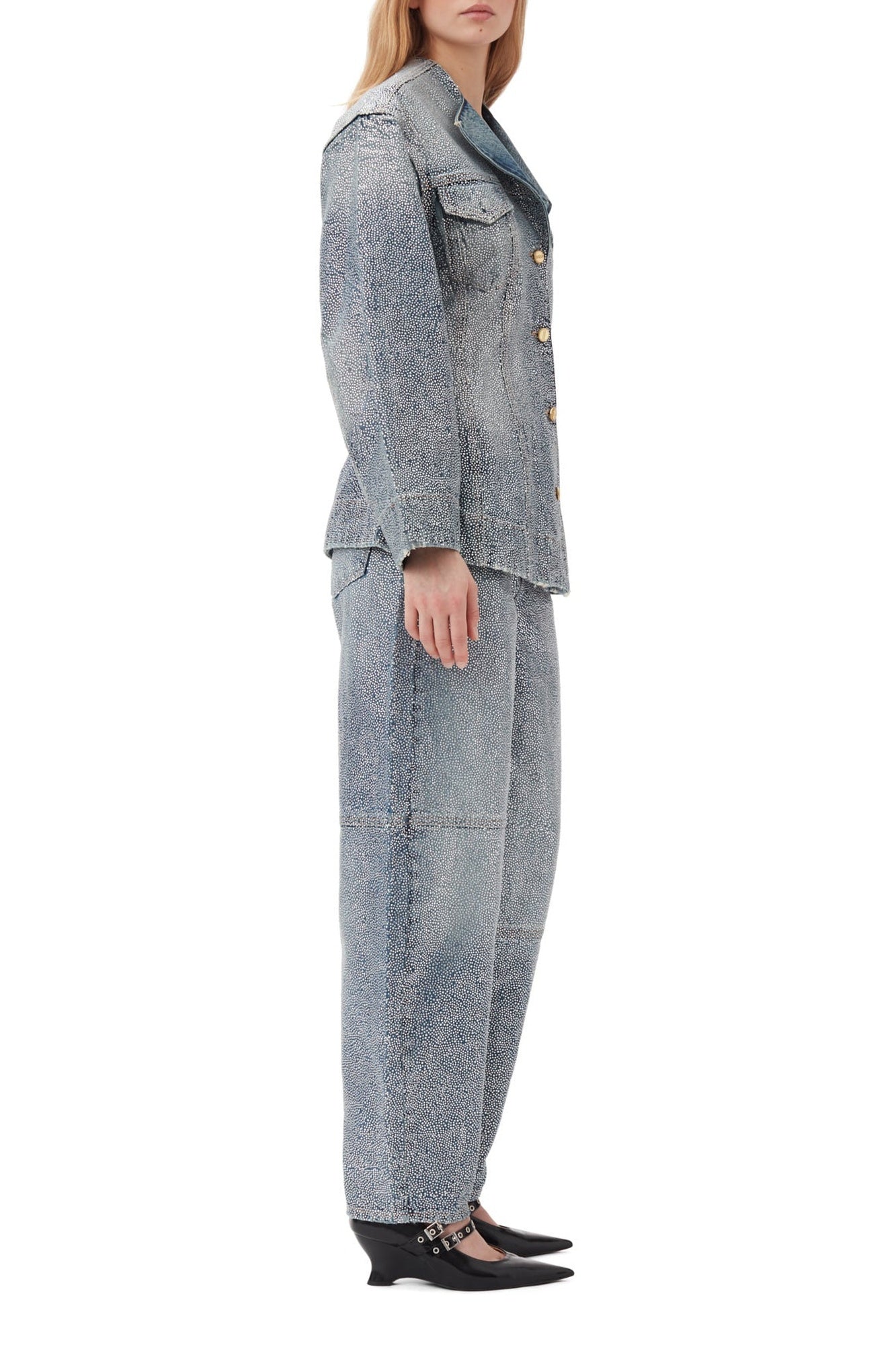 Veste boutonnée en denim - Tint Wash