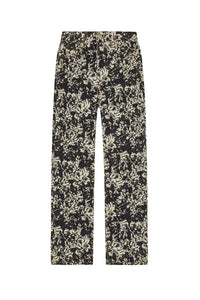 Pantalon imprimé Betzy en denim - Flan