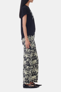 Pantalon imprimé Betzy en denim - Flan