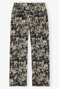 Pantalon imprimé Betzy en denim - Flan