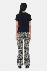 Pantalon imprimé Betzy en denim - Flan