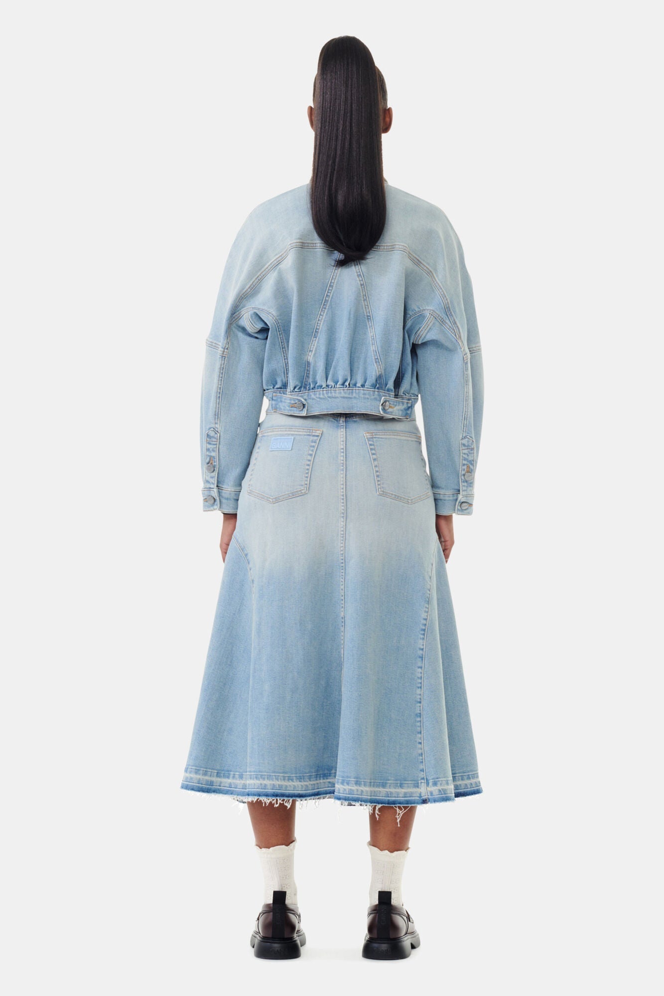 Veste bomber en denim - Tint Wash