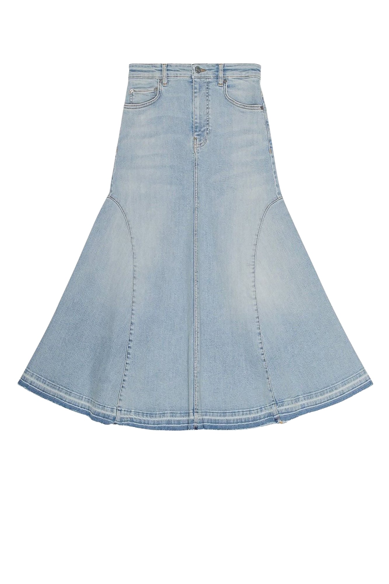 Jupe midi en denim - Tint Wash