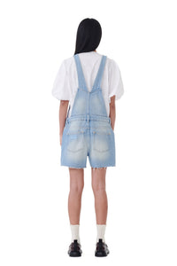 Salopette short en denim - Tint Wash