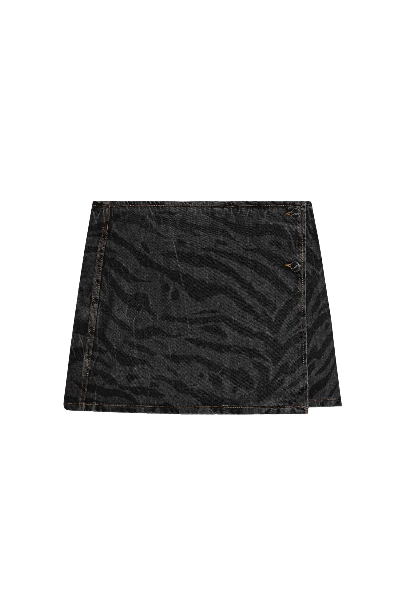 Jupe courte en denim - Black