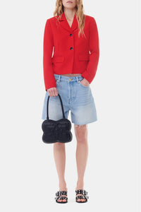 Short à bords francs en denim - Tint Wash