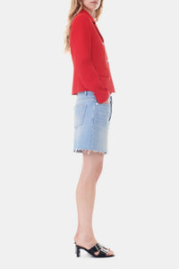 Short à bords francs en denim - Tint Wash