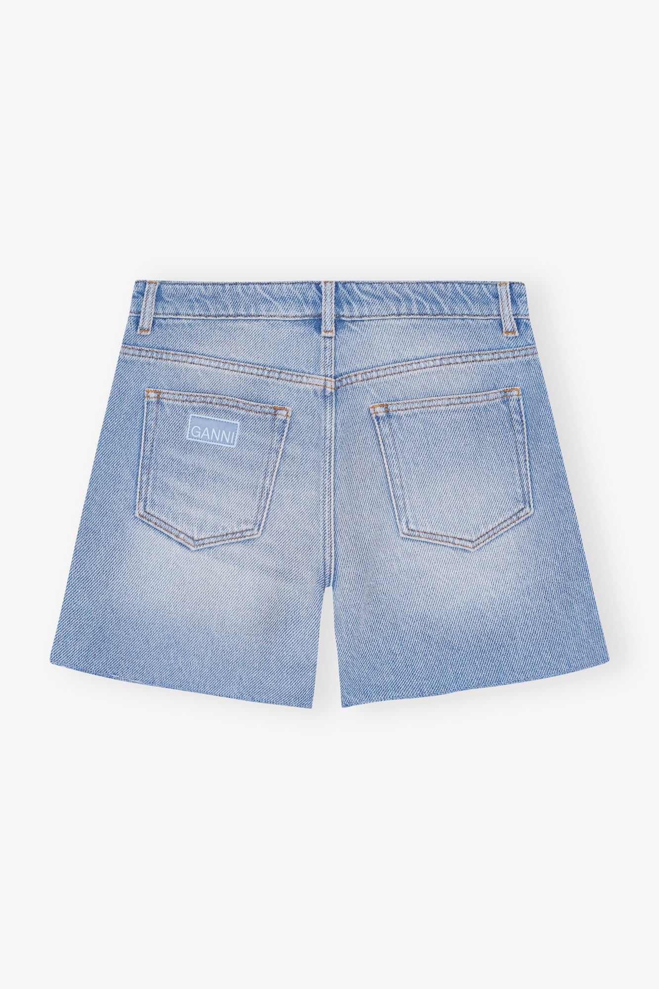 Short à bords francs en denim - Tint Wash